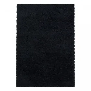 Kusový koberec Sydney Shaggy 3000 black Rozmery koberca: 140x200