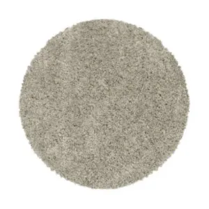 Ayyildiz koberce Kusový koberec Sydney Shaggy 3000 natur kruh - 200x200 (priemer) kruh cm