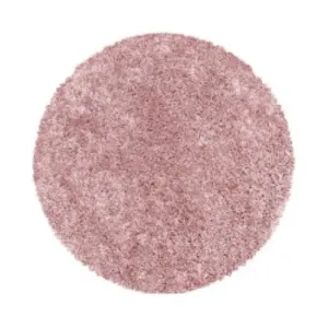 Ayyildiz koberce Kusový koberec Sydney Shaggy 3000 rose kruh - 80x80 (priemer) kruh cm