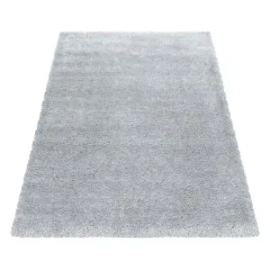 Kusový koberec Brilliant Shaggy 4200 Silver Rozmery kobercov: 140x200