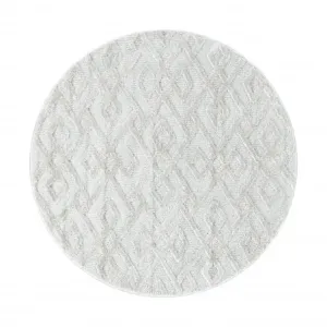 Kusový koberec Pisa 4708 Cream kruh Rozmery kobercov: 80x80 (priemer) kruh