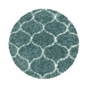 Ayyildiz koberce Kusový koberec Salsa Shaggy 3201 blue kruh - 160x160 (priemer) kruh cm