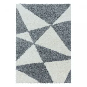 Kusový koberec Tango Shaggy 3101 grey Rozmery koberca: 80x250