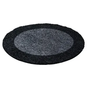 Ayyildiz koberce Kusový koberec Life Shaggy 1503 anthracit kruh - 120x120 (priemer) kruh cm