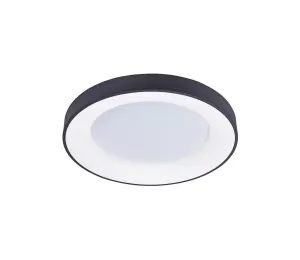 Azzardo Azzardo  - LED Stmievateľné stropné svietidlo SANTANA LED/80W/230V čierna +DO
