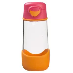 B. box Športová fľaša na pitie ružová/oranžová 450 ml