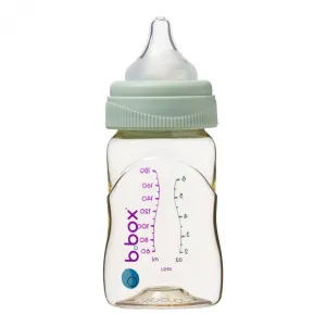 B.BOX Antikoliková dojčenská fľaša od narodenia zelená 180 ml