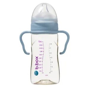 B.BOX Antikoliková dojčenská fľaša modrá 0-2. mesiaca 240 ml