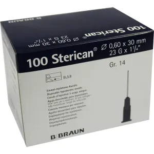 B.Braun BB Sterican injekčná ihla jednorázová modrá 0,6x30mm, ks 100 ks