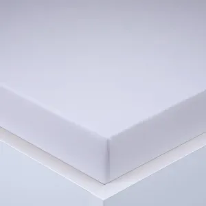 Napínacia plachta na posteľ jersey EXCLUSIVE biela 90 x 200 cm