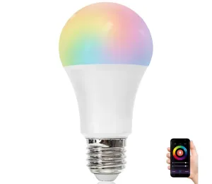 B.V. LED RGBW Stmievateľná žiarovka A60 E27/9W/230V 2700-6500K Wi-Fi -