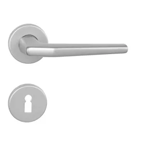 Kľučka na dvere BA - LUCIA - R STM - strieborná matná (F1) | MP-KOVANIA.sk #4124982