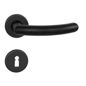 Kľučka na dvere BA - NERO - R CIM - čierna matná (N) | MP-KOVANIA.sk #4124810