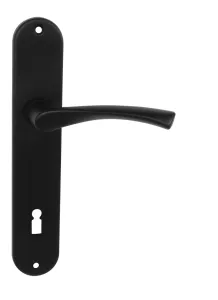 Kľučka na dvere BA - TORNADO - SO CIM - čierna matná (N) | MP-KOVANIA.sk #4124940
