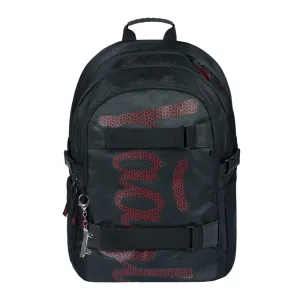 BAAGL SKATE RED Školský batoh, čierna, veľkosť