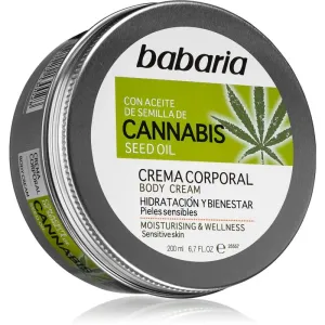 Babaria Cannabis hydratačný krém pre citlivú pokožku 200 ml #881729