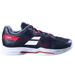 Babolat SFX 3 Men's All Court Tennis Shoes Men Black/Poppy Red EUR 46.5 #5928765