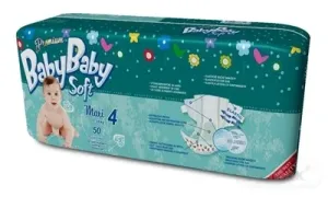 BabyBaby Soft Premium Maxi 7-18kg, detské plienky 50ks