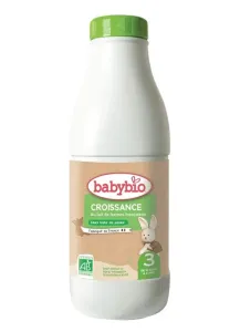 Babybio Batoľacie dojčenské bio mlieko Croissance 3 tekuté 1 l