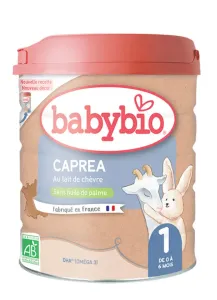 BabyBIO CAPREA 1 počiatočné dojčenské bio kozie mlieko (od 0 do 6 mesiacov) 1x800 g