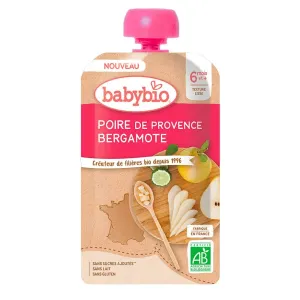 Babybio ovocné vrecko hruška Bergamot 120 g