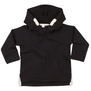 Babybugz Detská mikina na zips s kapucňou - Čierna #5325432