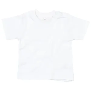 Babybugz Jednofarebné dojčenské tričko - Biela | 0-3 mesiacov #5325281