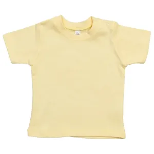 Babybugz Jednofarebné dojčenské tričko - Jemne žltá | 18-24 mesiacov