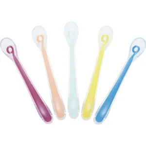 Babymoov Spoons Silicone lyžička pre deti 6m+ 5 ks