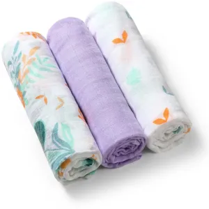 BabyOno Take Care Natural Bamboo Diapers látkové plienky Purple 3 ks