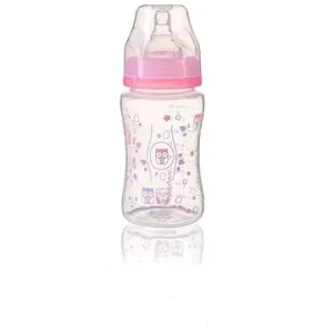 BabyOno antikoliková fľaša so širokým hrdlom, 240 ml – ružová #7616230