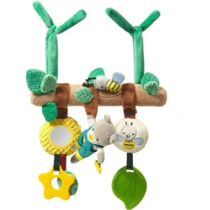 BabyOno Have Fun Educational Toy kontrastná závesná hračka Gardener Teddy 1 ks