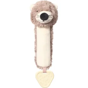 BabyOno Squeaky Toy with Teether pískacia hračka s hryzadielkom Otter Maggie 1 ks #145740