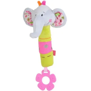 BabyOno Have Fun Squeaker Smartie Elephant pískacia hračka 1 ks