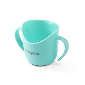 BabyOno Be Active Ergonomic Training Cup tréningový hrnček s držadlami Mint 6 m+ 120 ml