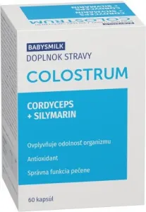 Babysmilk Výživový doplnok Colostrum + Cordyceps + Silymarin 60 kapsúl