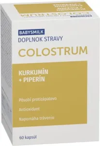Babysmilk Výživový doplnok Colostrum Kurkumín + Piperín 60 kapsúl