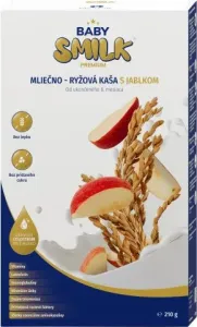 Babysmilk Premium mliečno – ryžová kaša s jablkom 210 g