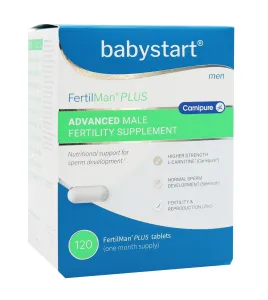 Babystart Fertilman Plus vitamíny pre mužov s L-karnitínom 120 tabliet