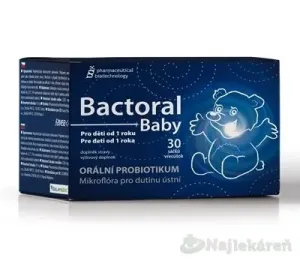 BACTORAL BABY prášok vo vrecúškach, k doplneniu mikroflóry, 30 ks