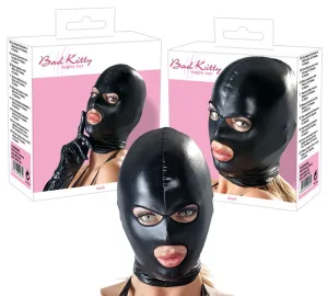 Bad Kitty - lesklá maska s otvorom na oči a ústa