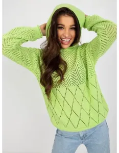 Dámsky sveter s dlhým rukávom CYRILLA svetlo zelený