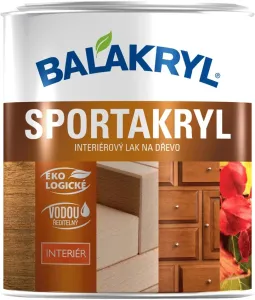 Sportakryl - Interiérový lak na drevo bezfarebný matný 2,5 kg