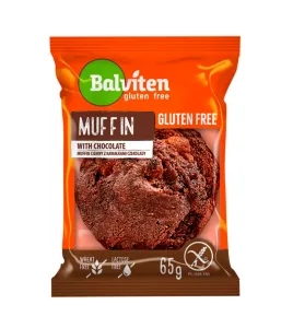 Balviten Muffin čokoládový s kúskami čokolády bez lepku 65 g