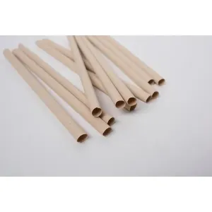 EURO STRAWS Přírodní bambusové brčko Basic  250ks