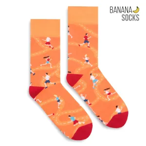 Banana Socks Unisex's Socks Classic Run For Fun #831049