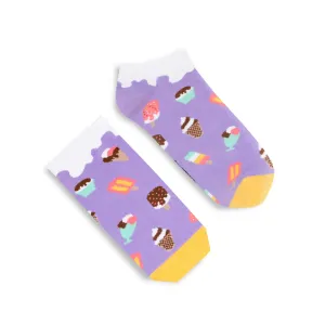 Banana Socks Unisex's Socks Short Ice-cream #5938069