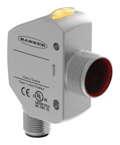 Banner Engineering Q4Xtklaf600-Q8. Laser Distance Sensor, 600Mm, Npn / Pnp