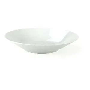 BANQUET Súprava hlbokých porcelánových tanierov BASIC nedekor. 23 cm, 6 ks, biela