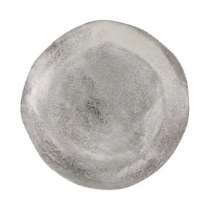 BANQUET Dekoračný tanier 32 cm - strieborná